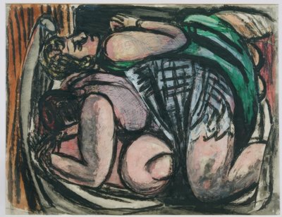Duas mulheres reclináveis de Max Beckmann