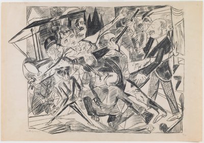 placa 4: Martírio de Max Beckmann