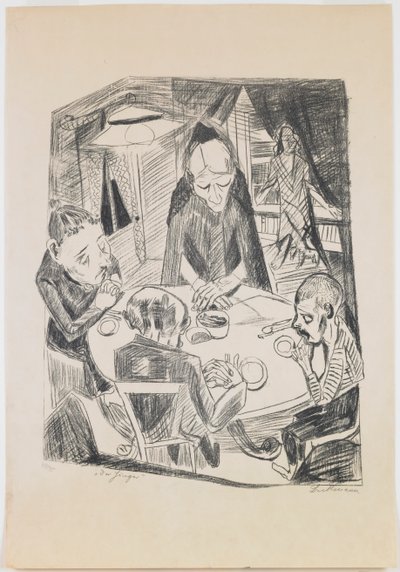 prato 5: Fome de Max Beckmann
