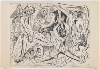 placa 7: Noite de Max Beckmann