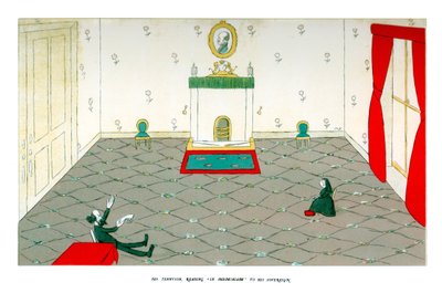 Sr. Tennyson, Reading In Memoriam to Sovereign, 1904. de Henry Maximilian Beerbohm