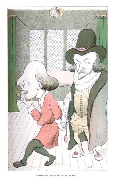 William Shakespeare, Seu método de trabalho, 1904. de Henry Maximilian Beerbohm