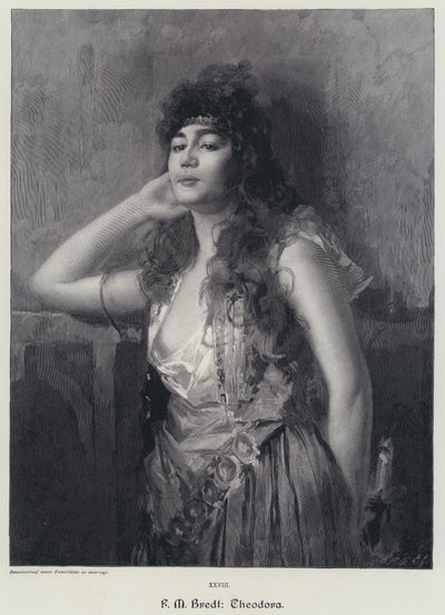 Theodora (gravura) de Max Ferdinand Bredt