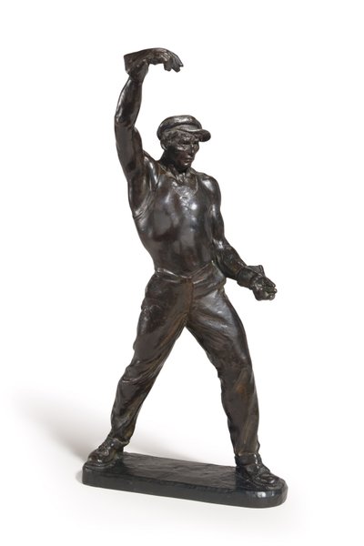 Foundryman (bronze com pátina marrom escura) de Max Kalish