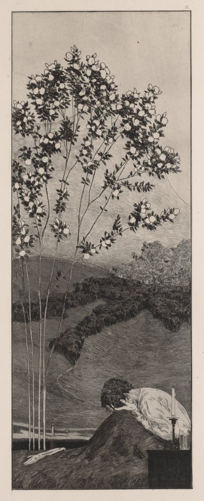 Uma luva: Desejos, 1880. de Max Klinger