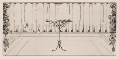 Uma luva: repouso, 1880. de Max Klinger