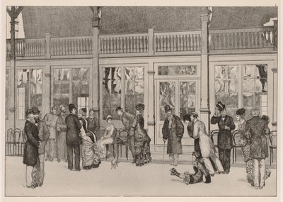 Uma luva: o local, 1880. de Max Klinger