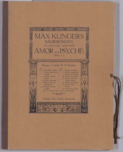 Cupido e Psique [Opus Va] de Max Klinger