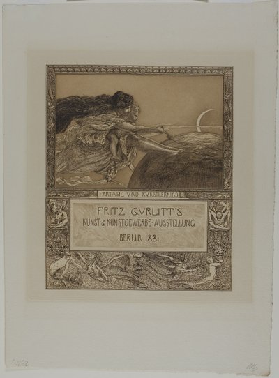 Cartão para a Exposição Gurlitt: Imaginação e a Criança Artista de Max Klinger