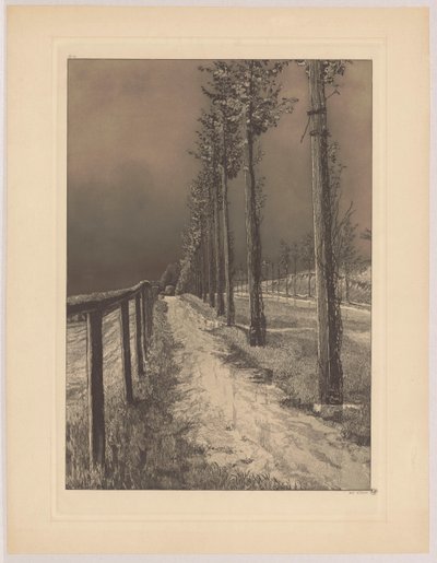 A estrada, est. 2, Quatro paisagens, op. VII de Max Klinger