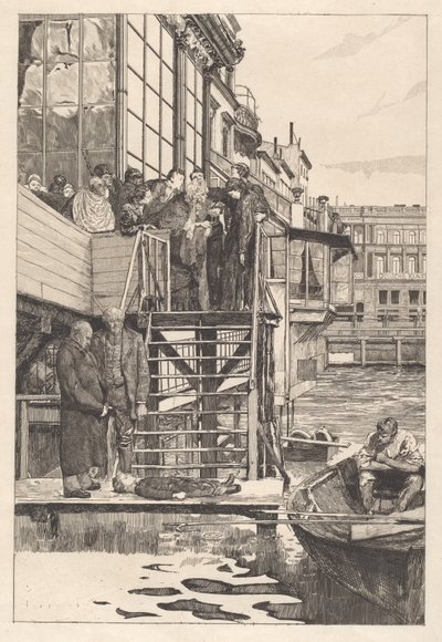 Uma mãe, 1882. de Max Klinger