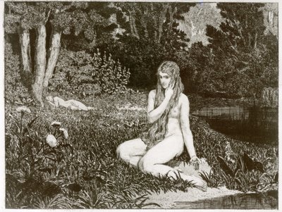 Eva e o futuro (Opus III), folha 1: Eva de Max Klinger