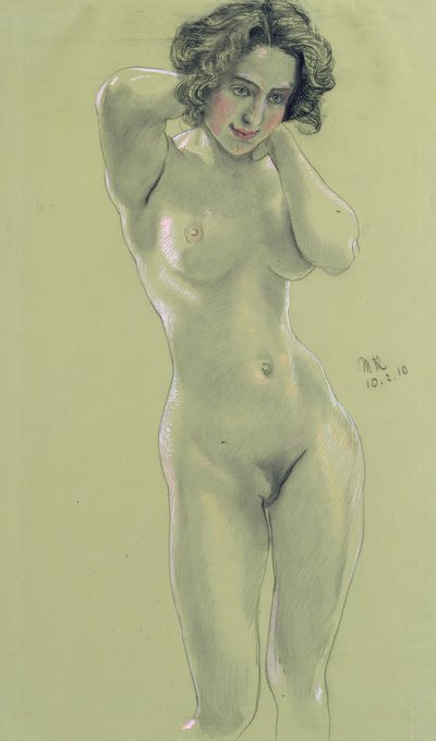 Nu feminino de Max Klinger