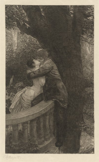 No Parque Im Park: pl.4, 1878. de Max Klinger