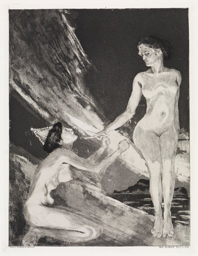 Rainha e Deusa (Tenda, Opus XIV, 2.ª Parte, n.º 32) de Max Klinger