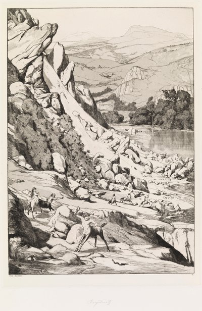 Deslizamento de terra de Max Klinger