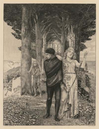 On Death Part Two, Opus XIII Impressão 4: Genius Artist, 1903. de Max Klinger