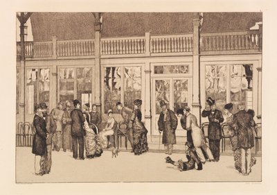 Opus VI, da Paráfrase sobre a descoberta de uma luva, 1881. de Max Klinger