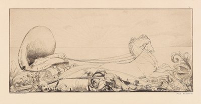 Opus VI, da Paráfrase sobre a descoberta de uma luva, 1881. de Max Klinger