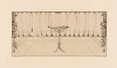 Opus VI, da Paráfrase sobre a descoberta de uma luva, 1881. de Max Klinger