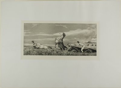 Centauro Perseguido, prato três de Intermezzos de Max Klinger
