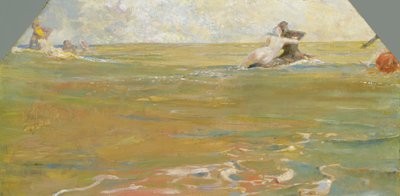 Deuses do mar no oceano de Max Klinger