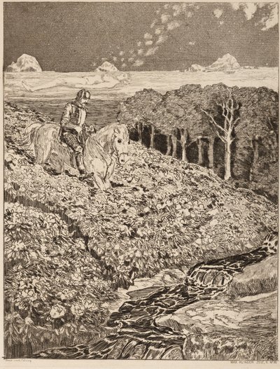 Caminho de sonho, prancha 35 de Max Klinger