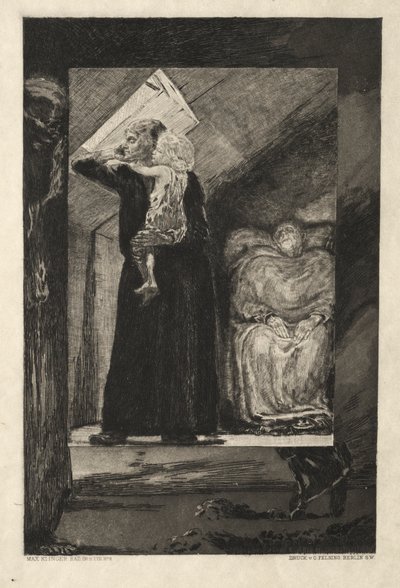 Vom Tode I, Opus II, 1889 9. de Max Klinger