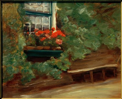 Vista de uma fazenda holandesa de Max Liebermann