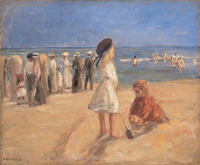Vida na praia, 1916. de Max Liebermann
