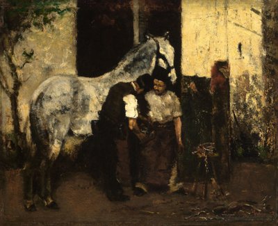 No ferrador de Max Liebermann