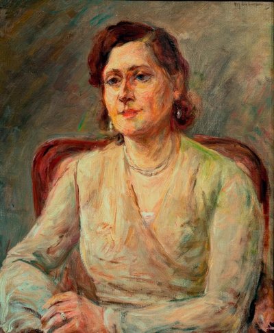 Retrato Lydia Petrova de Max Liebermann