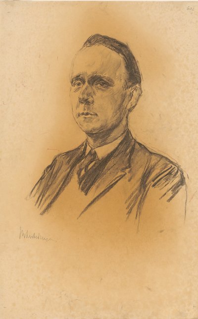 Retrato do professor Werner Jäger de Max Liebermann
