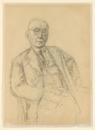 Retrato do colecionador Oscar Huldschinsky de Max Liebermann