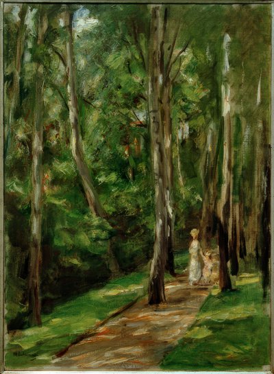 Birkenweg em Wannsee a oeste de Max Liebermann