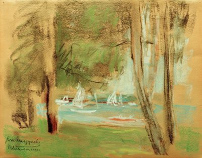 Barcos no Wannsee de Max Liebermann