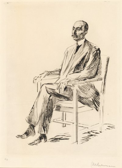 Presidente da câmara Dr. Burchard de Max Liebermann