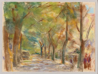 Rua Colomier perto de Wannsee de Max Liebermann