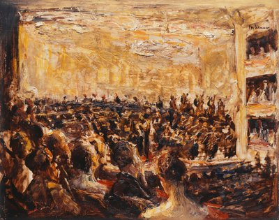 Concerto na Ópera; Concerto na ópera, 1923 de Max Liebermann