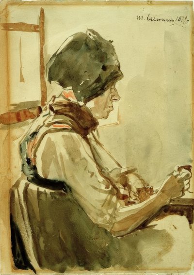 Dachauerin de Max Liebermann