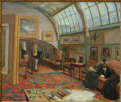 O estúdio do artista de Max Liebermann