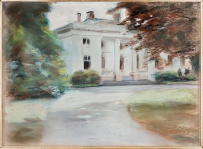 A casa de campo de Godeffroy&39;sche no parque de veados de Nienstedten no Elba de Max Liebermann