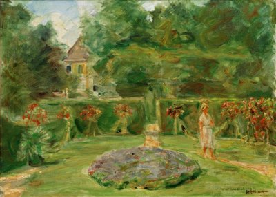A rotatória no jardim do quintal de Max Liebermann