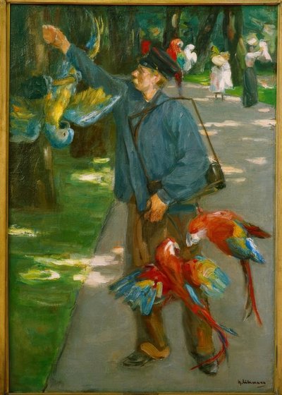 O homem papagaio de Max Liebermann