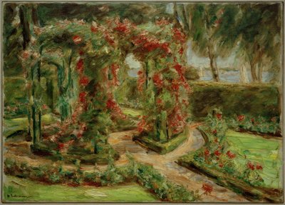 O jardim de rosas em Wannsee de Max Liebermann