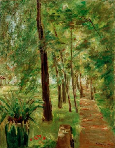 A avenida de bétula no Wannseegarten a leste de Max Liebermann