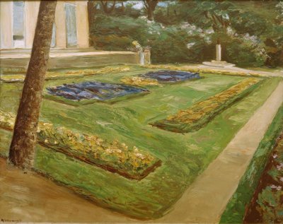 O terraço de flores no Wannseegarten a noroeste de Max Liebermann
