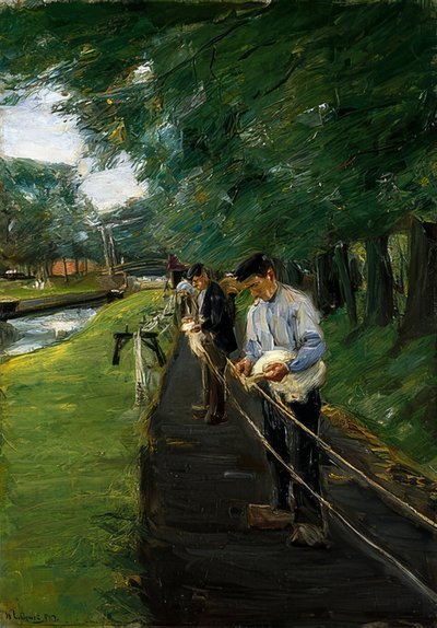 O teleférico em Edam. 1904 de Max Liebermann