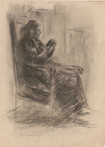 A mulher do artista de Max Liebermann