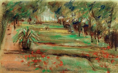 Jardim no Wannsee de Max Liebermann